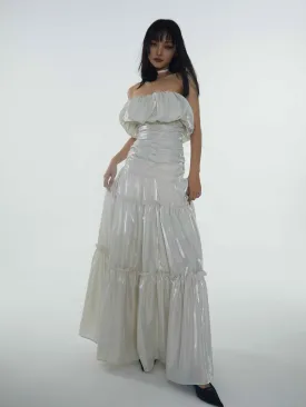 Elegant Off-Shoulder Maxi Dress