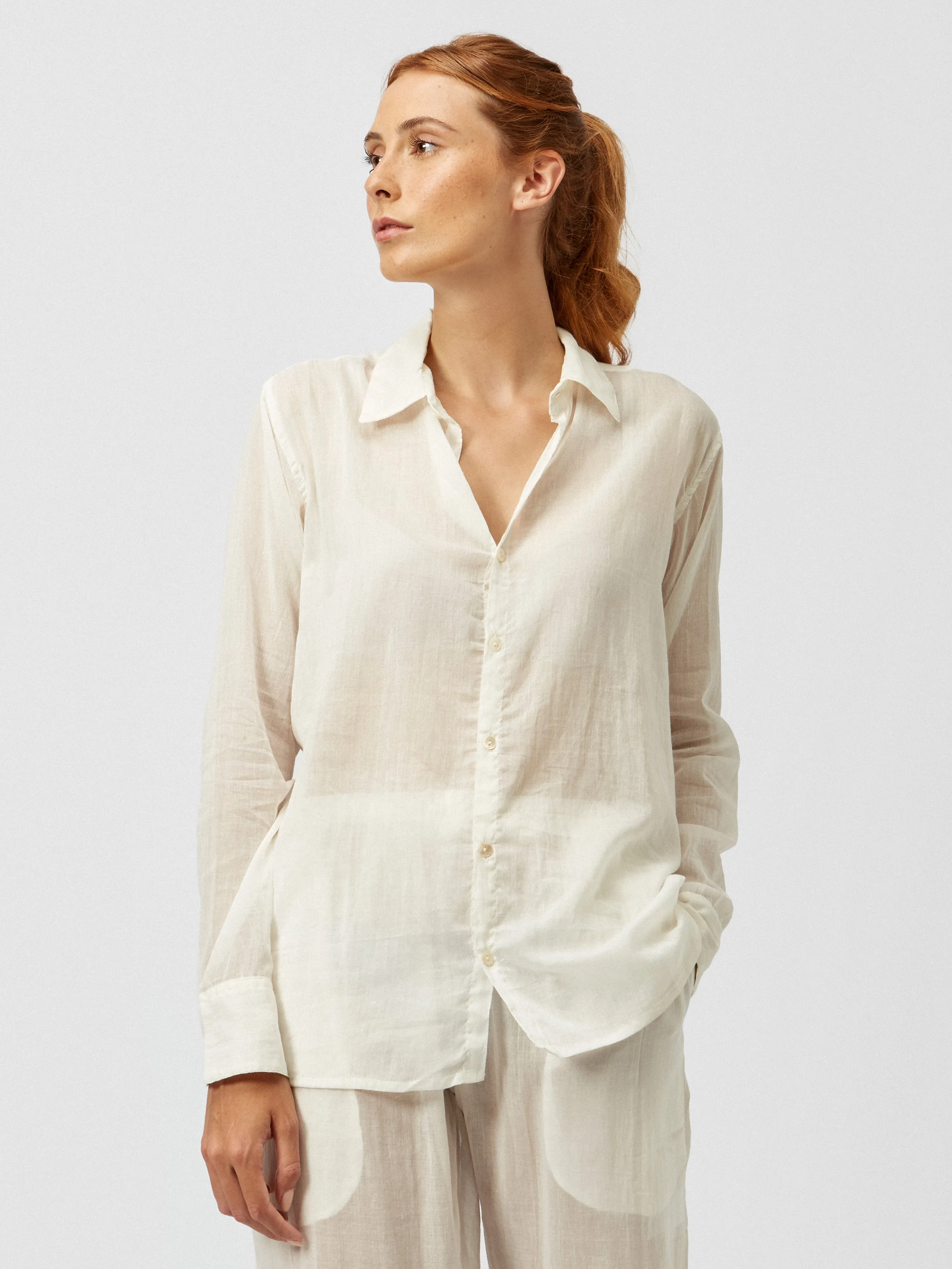 ESSENTIAL SHIRT IN NATURAL
