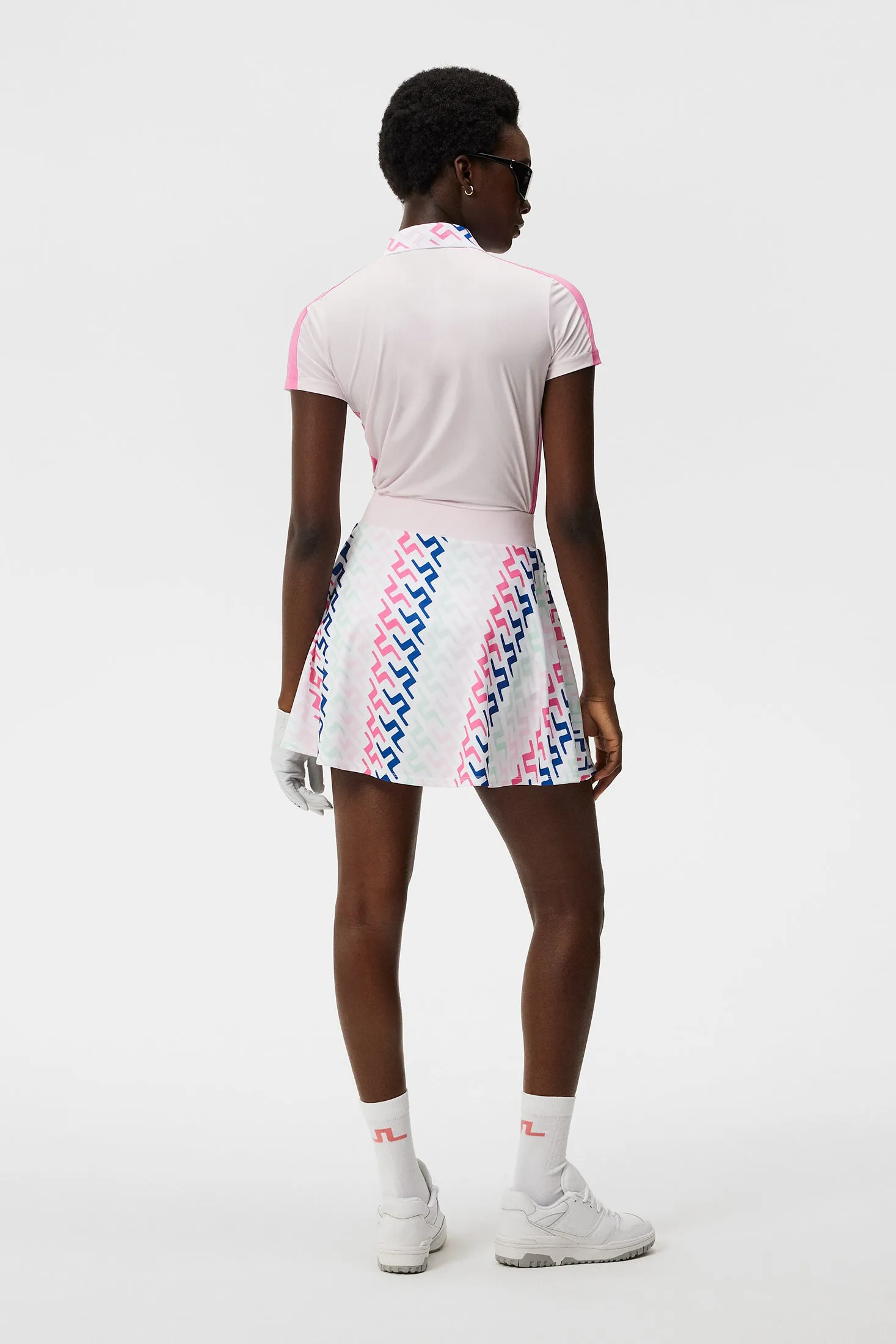 Joline Print Skirt / Pink Painted Bridge