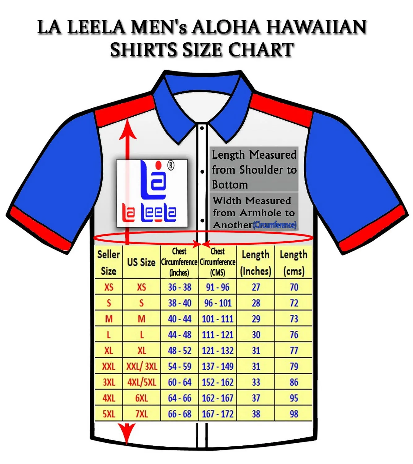 LA LEELA Men's Wear Summer Everyday Essentials Holiday Casual  Shirt 100% NATURAL COTTON  Palm tree hand Printed Royal Blue Hawaiian shirt