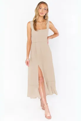 Moonlight Maxi Dress - Beige