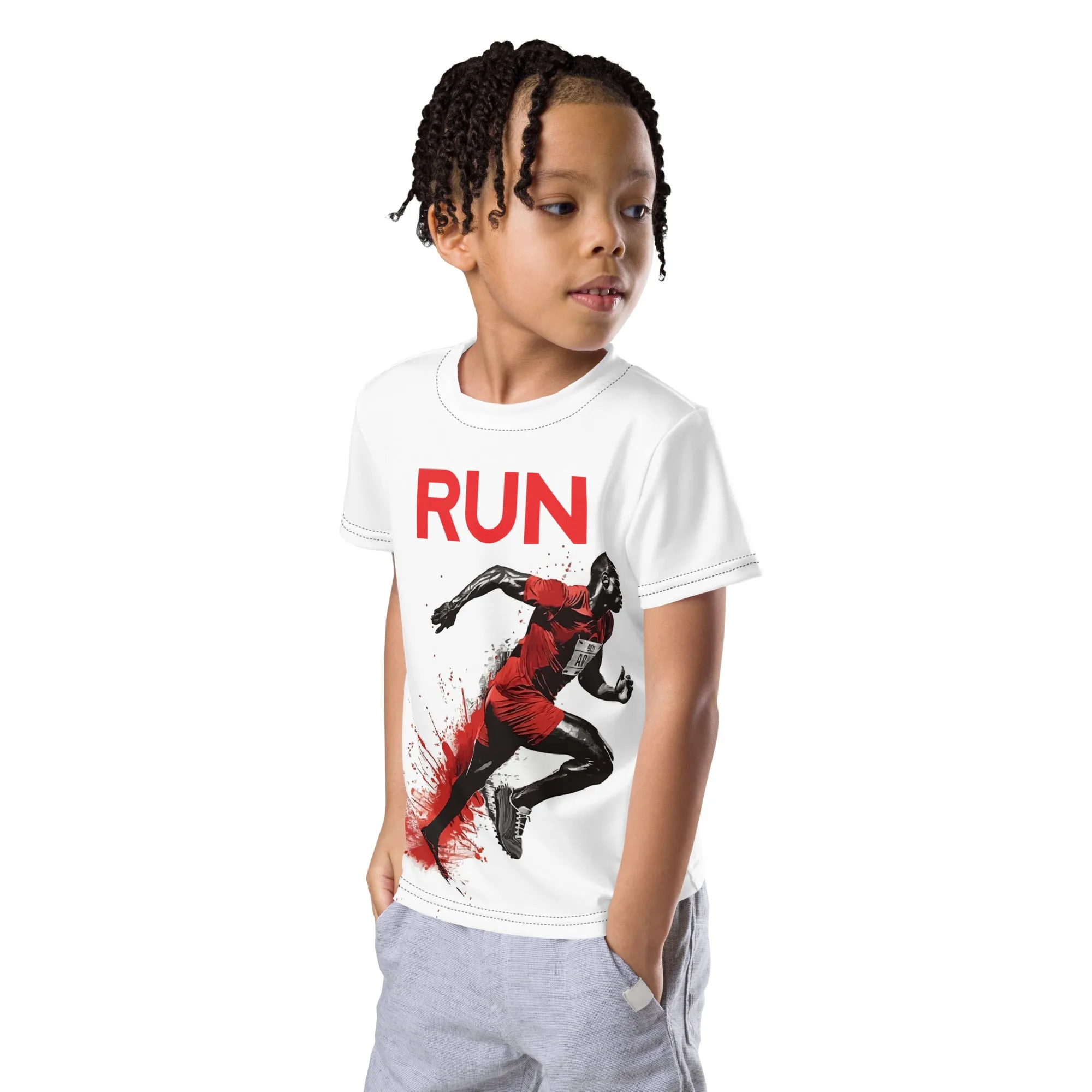 Run with Precision: Boy's Mile After Mile "RUN" Sprinter 001